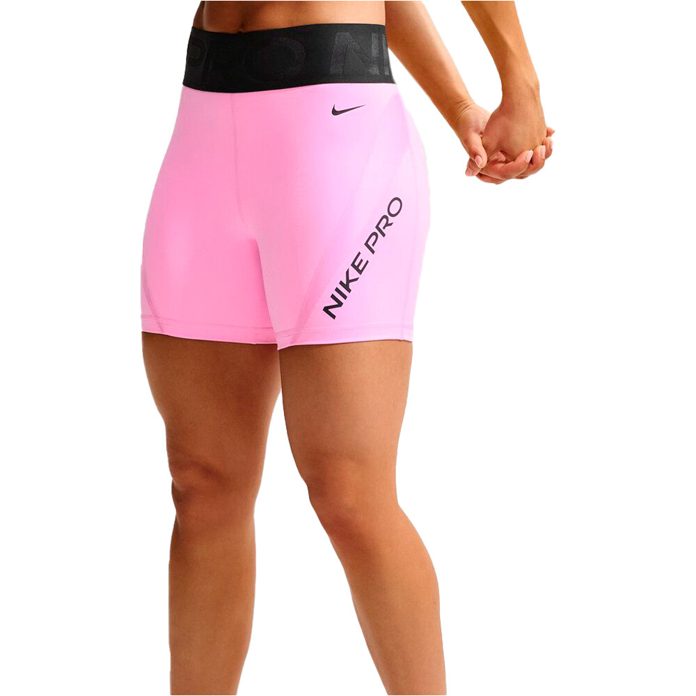 Nike pantalones y mallas cortas fitness mujer W NP DF SCULPT 5IN SHORT GG vista frontal