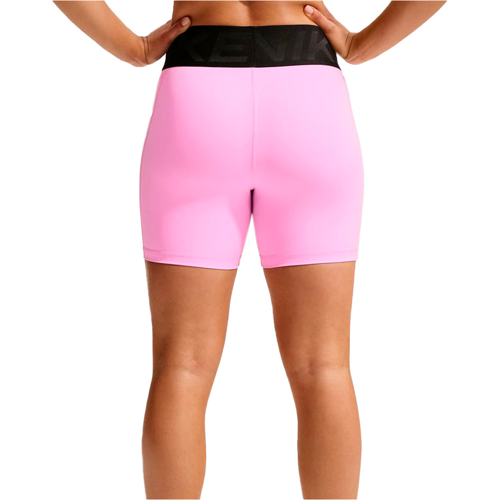 Nike pantalones y mallas cortas fitness mujer W NP DF SCULPT 5IN SHORT GG vista trasera