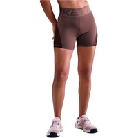 Nike pantalones y mallas cortas fitness mujer W NP DF SCULPT HR 5IN SHORT G vista frontal
