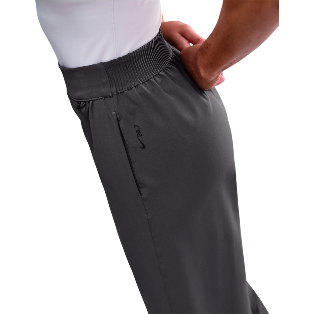 Nike pantalones y mallas largas fitness mujer W NK 24.7 DF HR BARREL PANT vista detalle