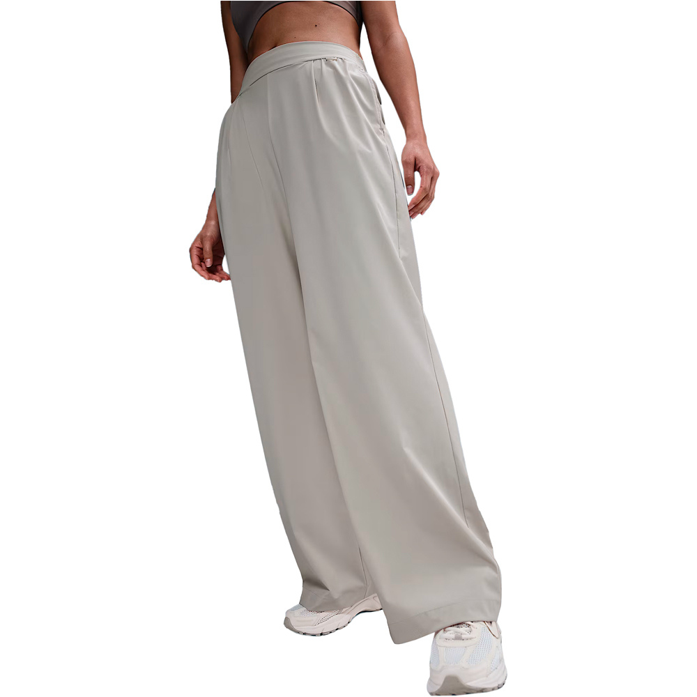 Nike pantalones y mallas largas fitness mujer W NK 24.7 DF HR WD LEG PANT vista frontal