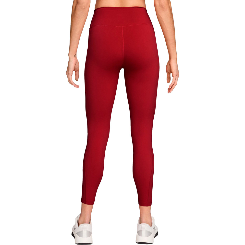 Nike pantalones y mallas largas fitness mujer W NK DF ONE HR 7/8 PKT TGHT vista trasera