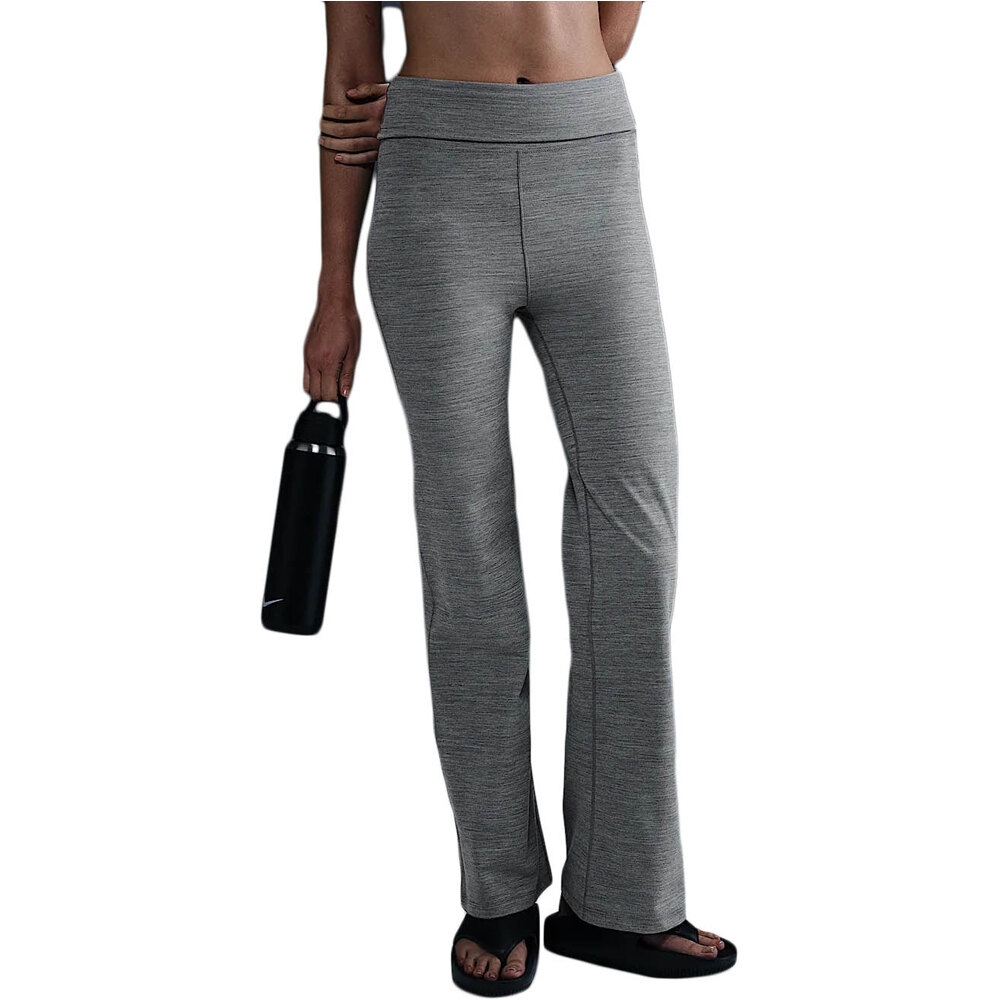 Nike pantalones y mallas largas fitness mujer W NK DF ONE HR FLDOVR PANT vista frontal