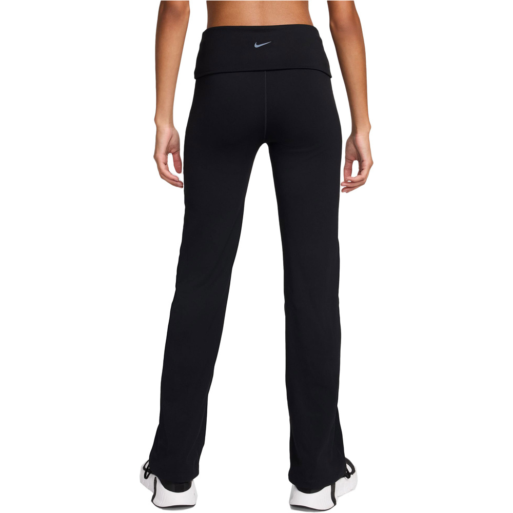 Nike pantalones y mallas largas fitness mujer W NK DF ONE HR FLDOVR PANT vista trasera