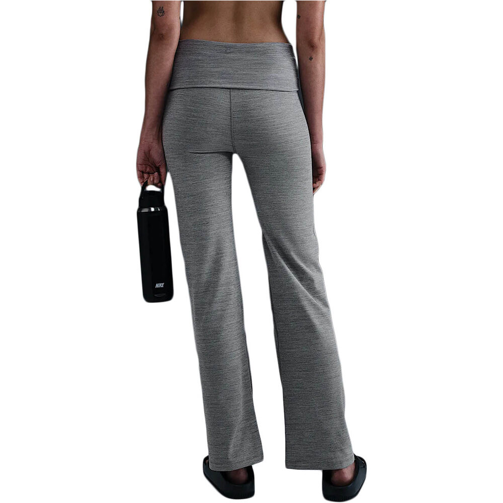 Nike pantalones y mallas largas fitness mujer W NK DF ONE HR FLDOVR PANT vista trasera