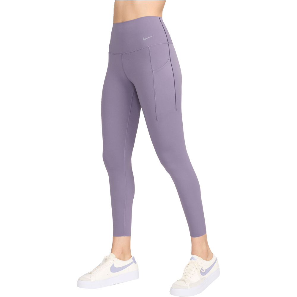 Nike pantalones y mallas largas fitness mujer W NK DF UNIVERSA HR 7/8 TGHT vista frontal