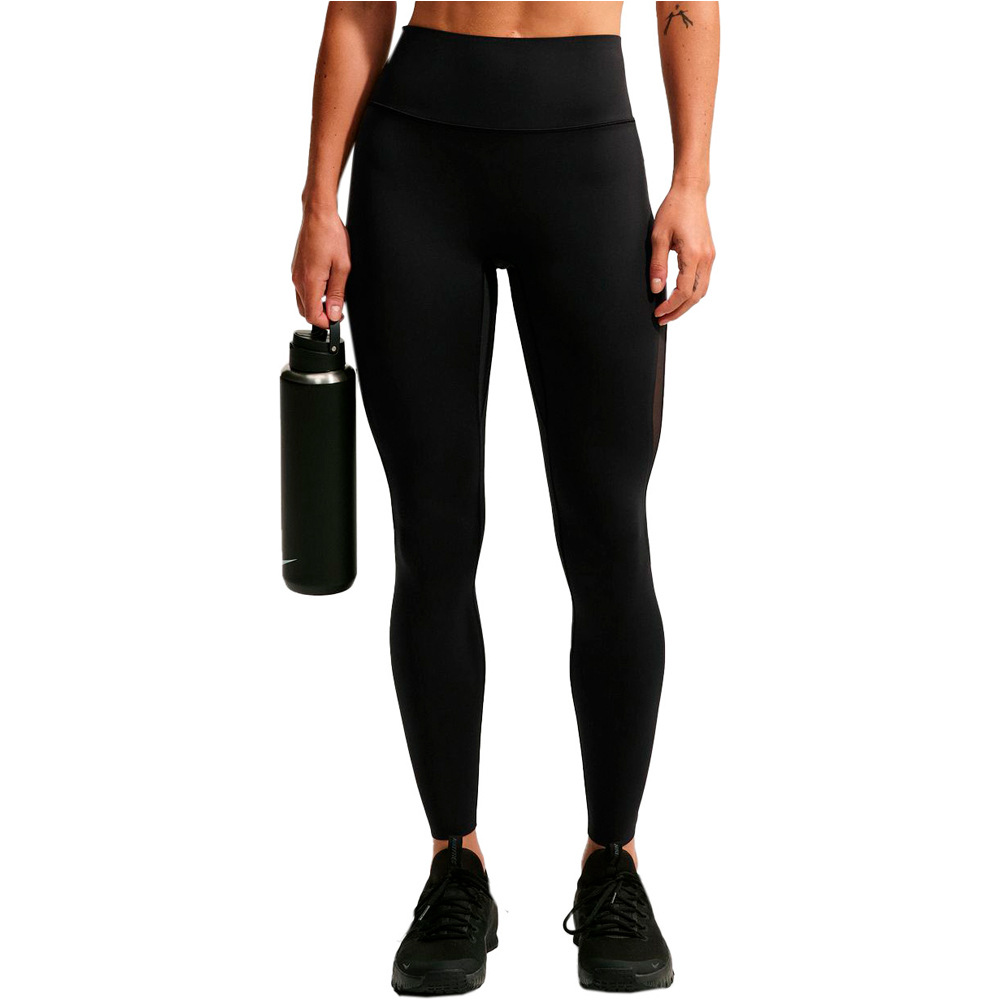 Nike pantalones y mallas largas fitness mujer W NK DF UNVRSA 7/8 TIGHT MESH vista frontal