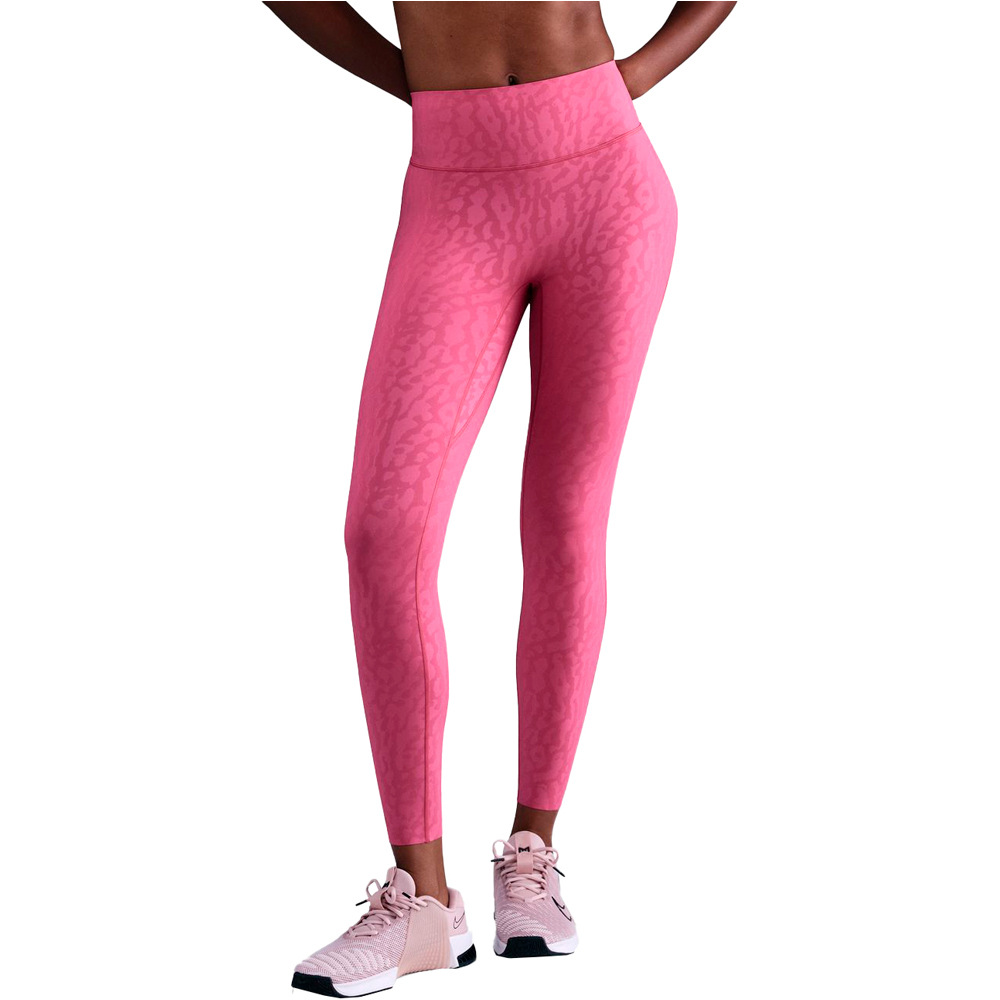 Nike pantalones y mallas largas fitness mujer W NK DF UNVRSA HR 7/8 EMB vista frontal
