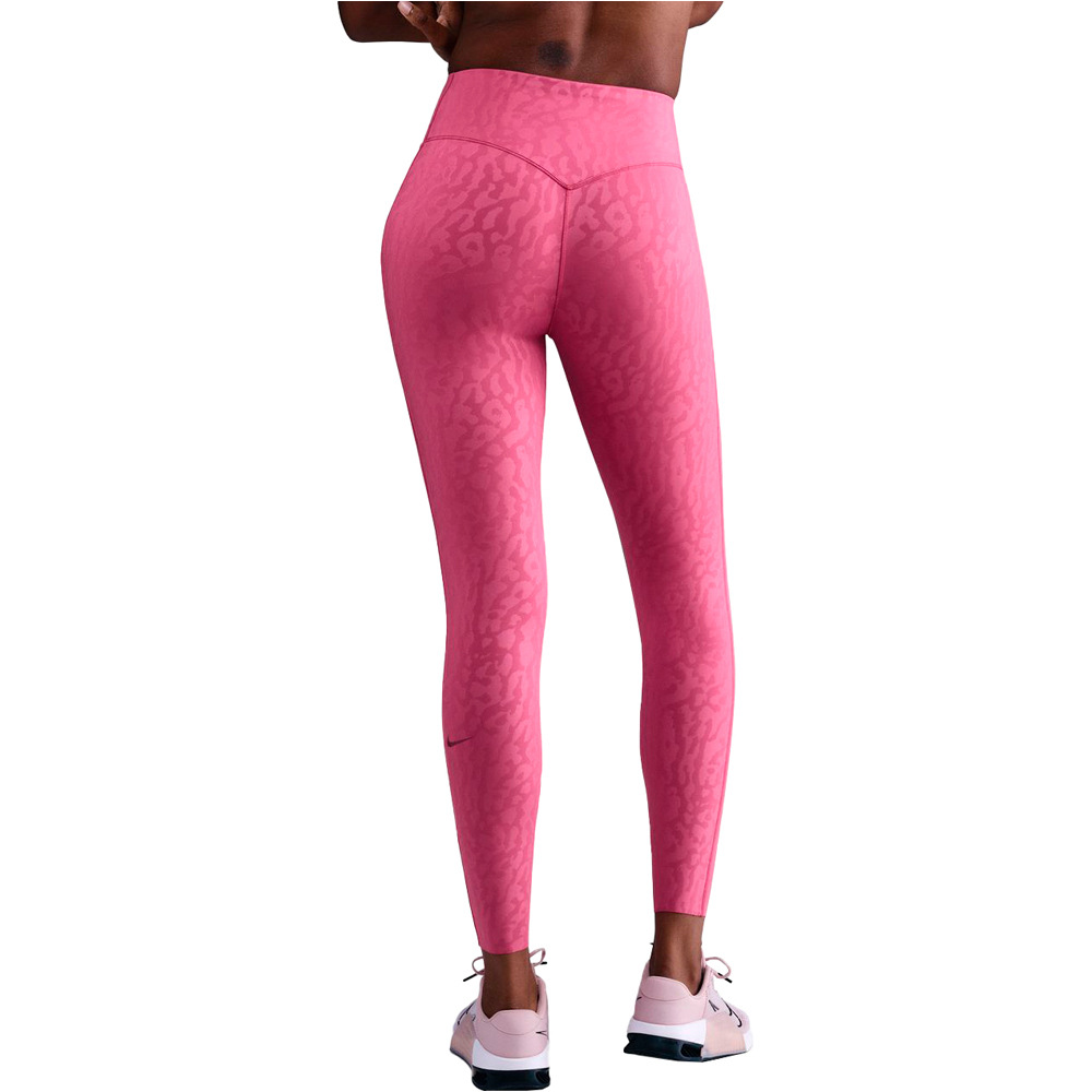 Nike pantalones y mallas largas fitness mujer W NK DF UNVRSA HR 7/8 EMB vista trasera
