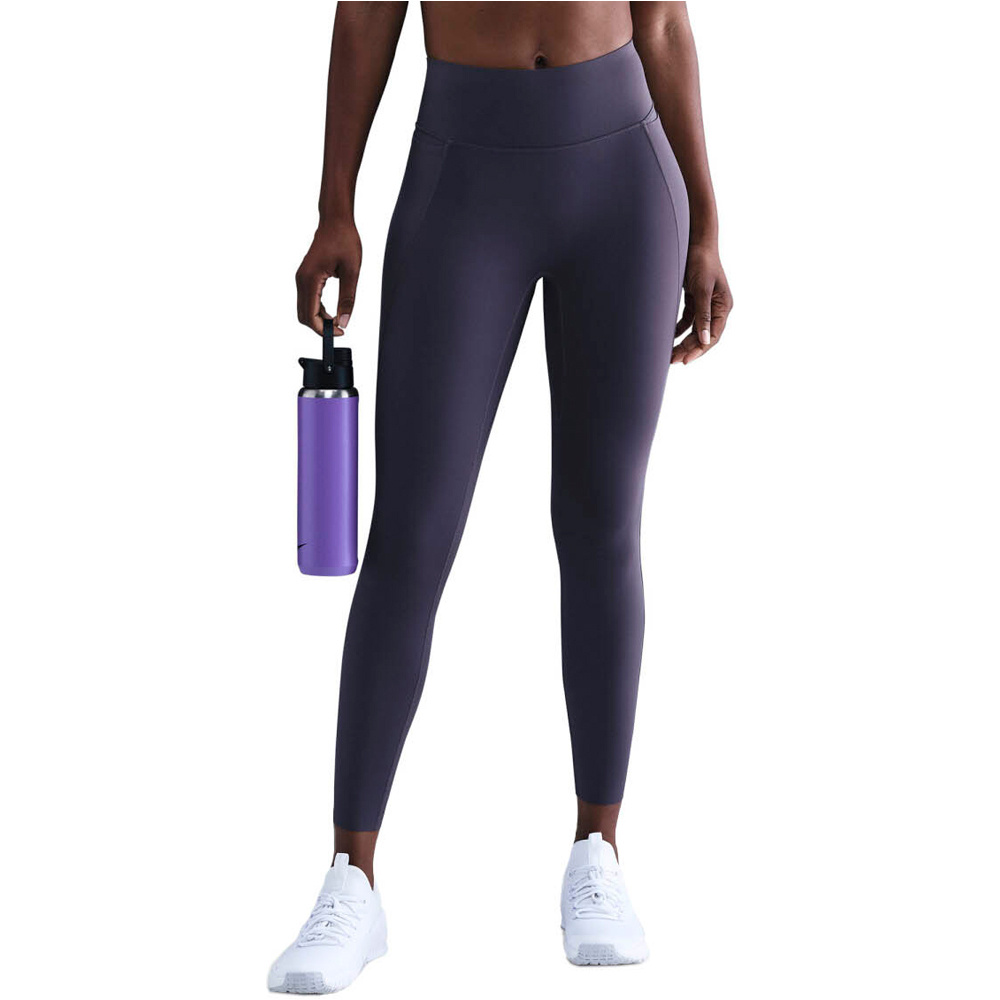 Nike pantalones y mallas largas fitness mujer W NK DF UNVRSA HR 7/8 TGHT PKT vista frontal