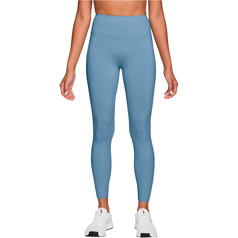 Nike pantalones y mallas largas fitness mujer W NK DF UNVRSA HR 7/8 TGHT PKT vista frontal