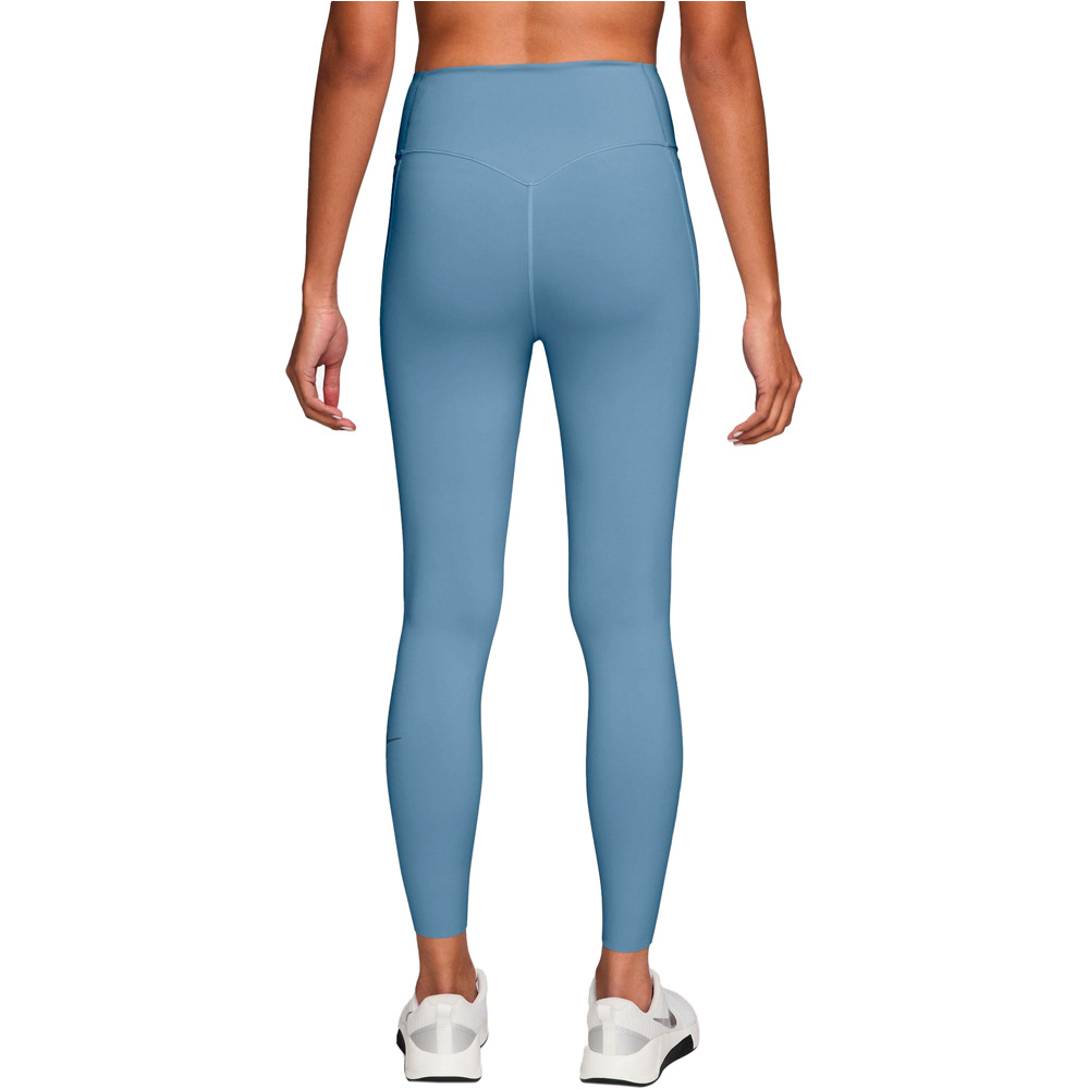 Nike pantalones y mallas largas fitness mujer W NK DF UNVRSA HR 7/8 TGHT PKT vista trasera