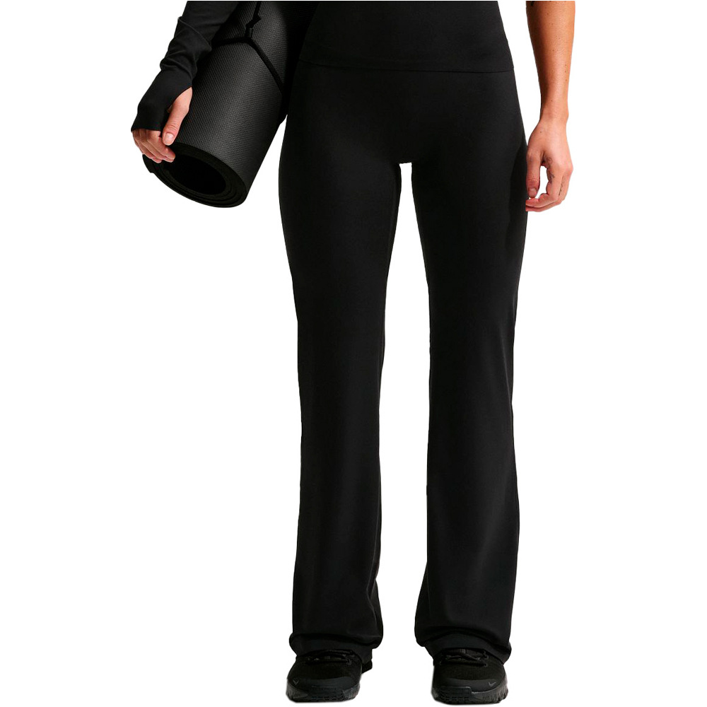 Nike pantalones y mallas largas fitness mujer W NK DF ZENVY HR FLARE USEAM vista frontal