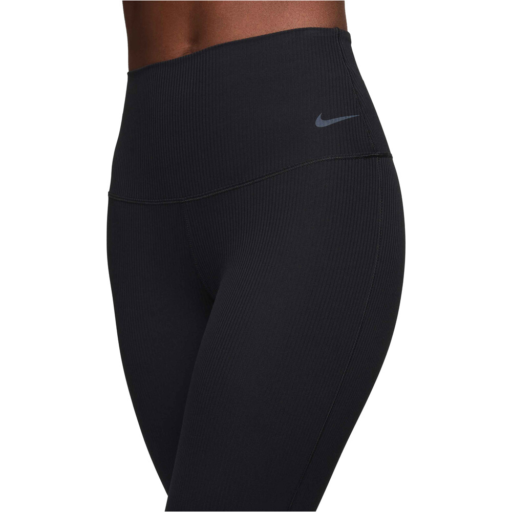 Nike pantalones y mallas largas fitness mujer W NK DF ZENVY HR FLARE WDE RIB vista detalle
