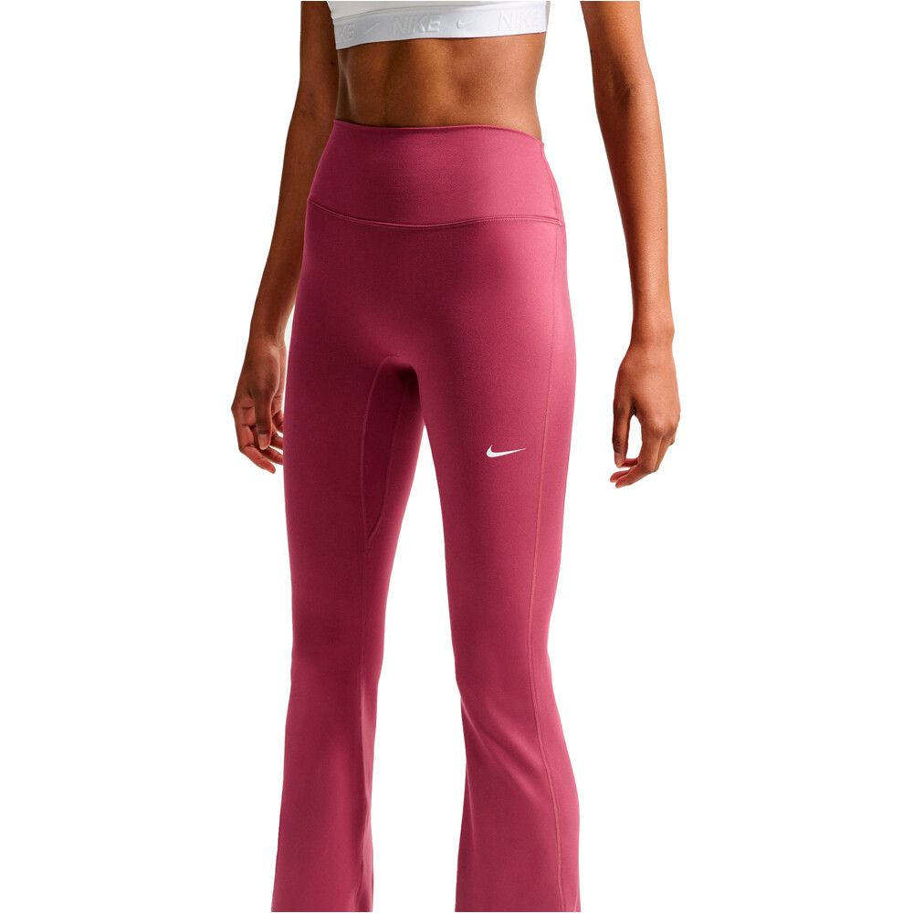 Nike pantalones y mallas largas fitness mujer W NK ONE DF HR TGHT FLRE USEAM vista detalle