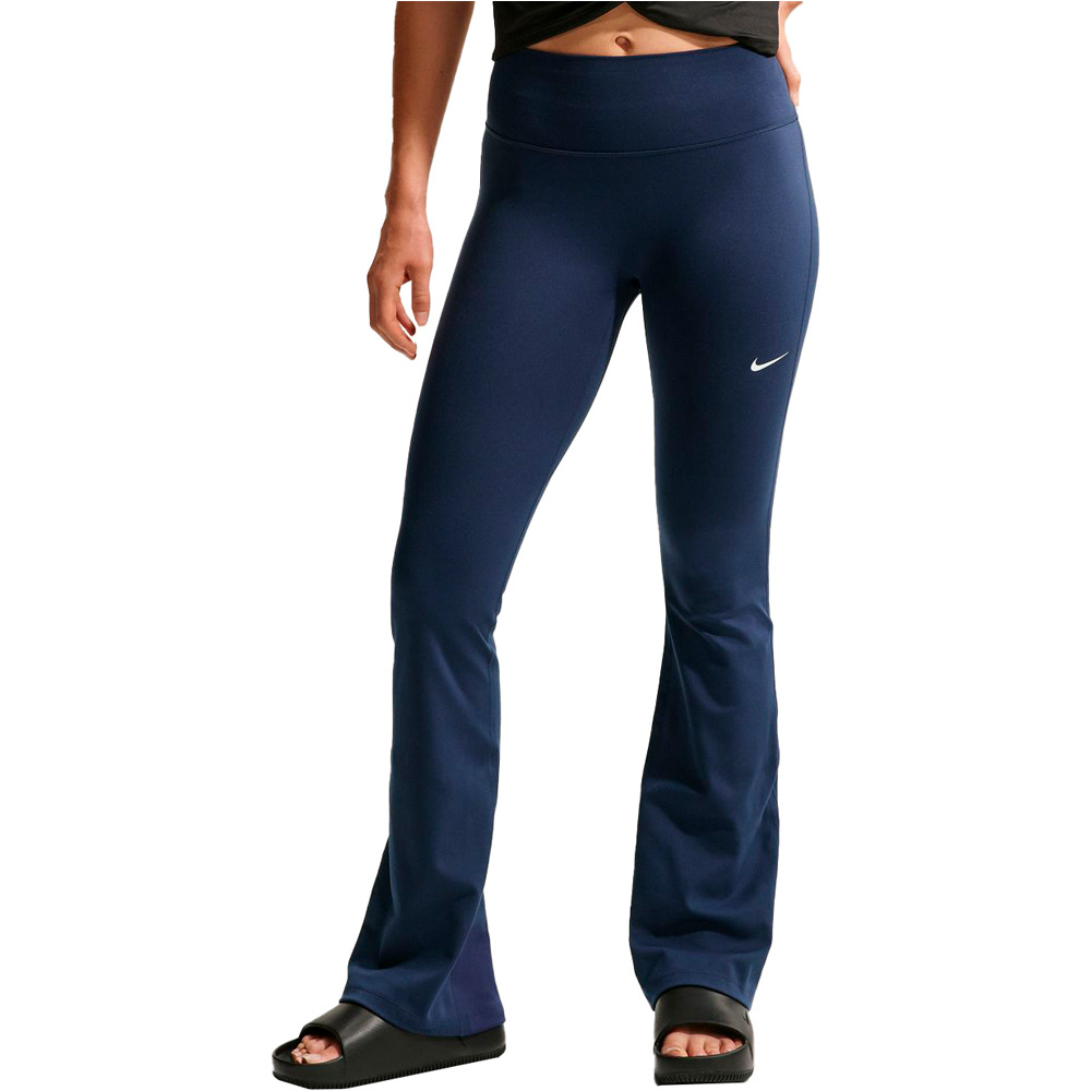 Nike pantalones y mallas largas fitness mujer W NK ONE DF HR TGHT FLRE USEAM vista frontal