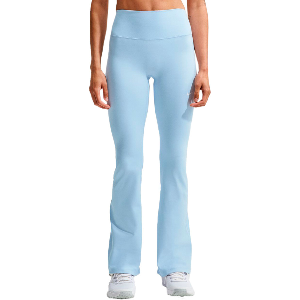 Nike pantalones y mallas largas fitness mujer W NK ONE DF HR TGHT FLRE USEAM vista frontal