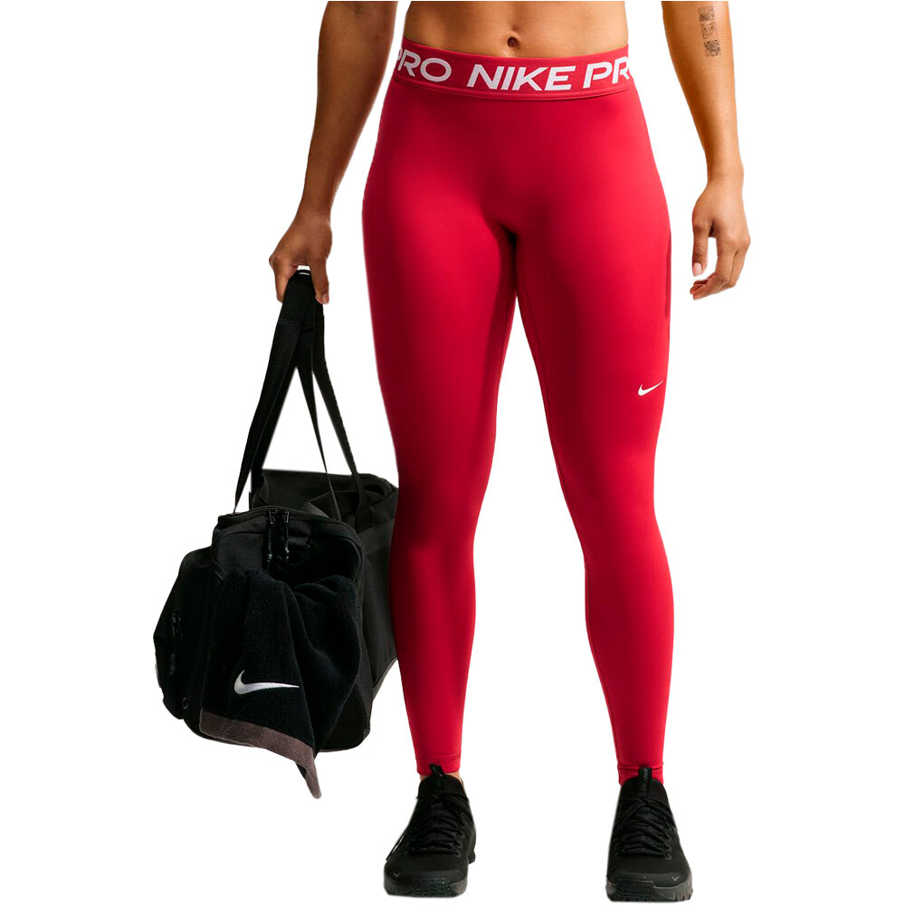Nike pantalones y mallas largas fitness mujer W NP DF 365 MR TIGHT USM vista frontal