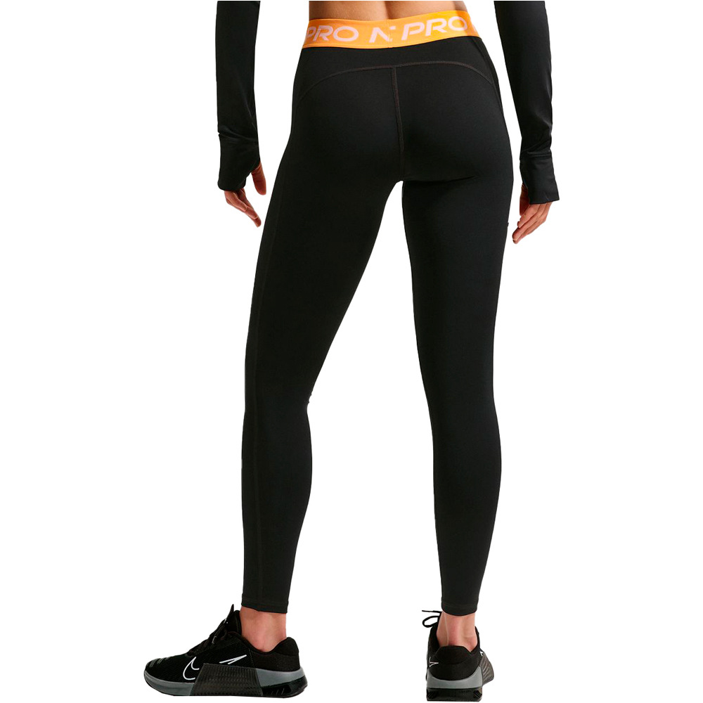 Nike pantalones y mallas largas fitness mujer W NP DF 365 MR TIGHT USM vista trasera