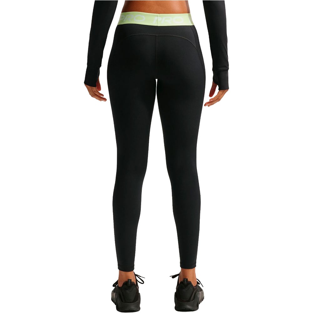 Nike pantalones y mallas largas fitness mujer W NP DF 365 MR TIGHT USM vista trasera