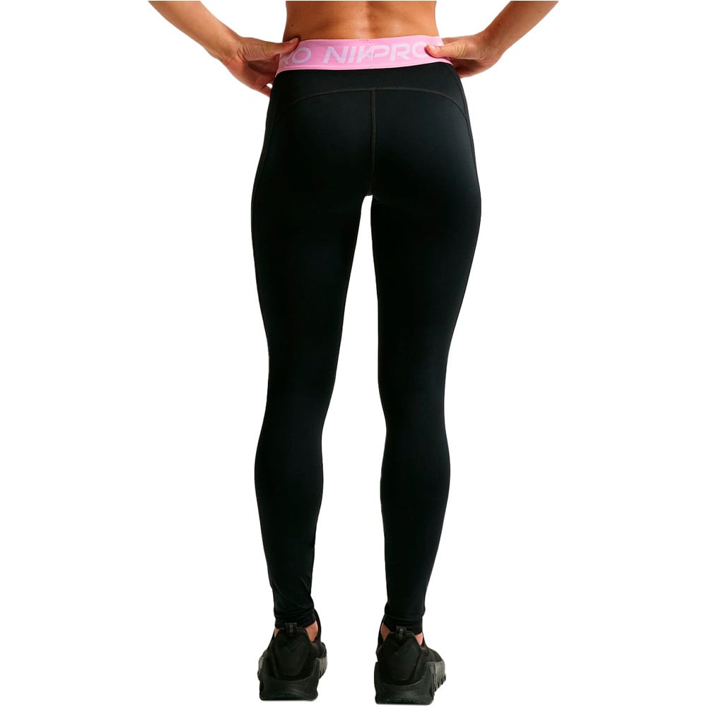 Nike pantalones y mallas largas fitness mujer W NP DF 365 MR TIGHT USM vista trasera