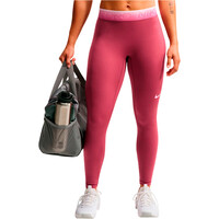 Nike pantalones y mallas largas fitness mujer W NP DF MR 7/8 TIGHT TT GRDNT vista frontal