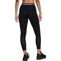 Nike pantalones y mallas largas fitness mujer W NP DF MR 7/8 TIGHT TT vista trasera