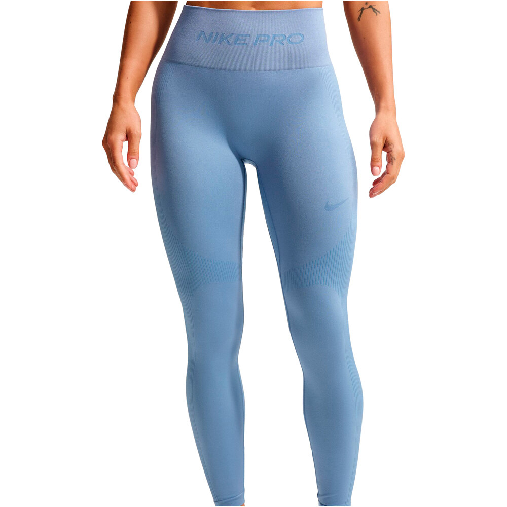 Nike pantalones y mallas largas fitness mujer W NP DF SMLS HR 7/8 TIGHT vista detalle