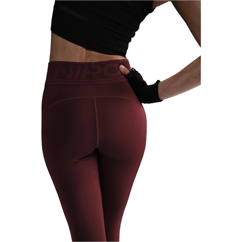 Nike pantalones y mallas largas fitness mujer W NP SCULPT DF HR TIGHT GG vista detalle