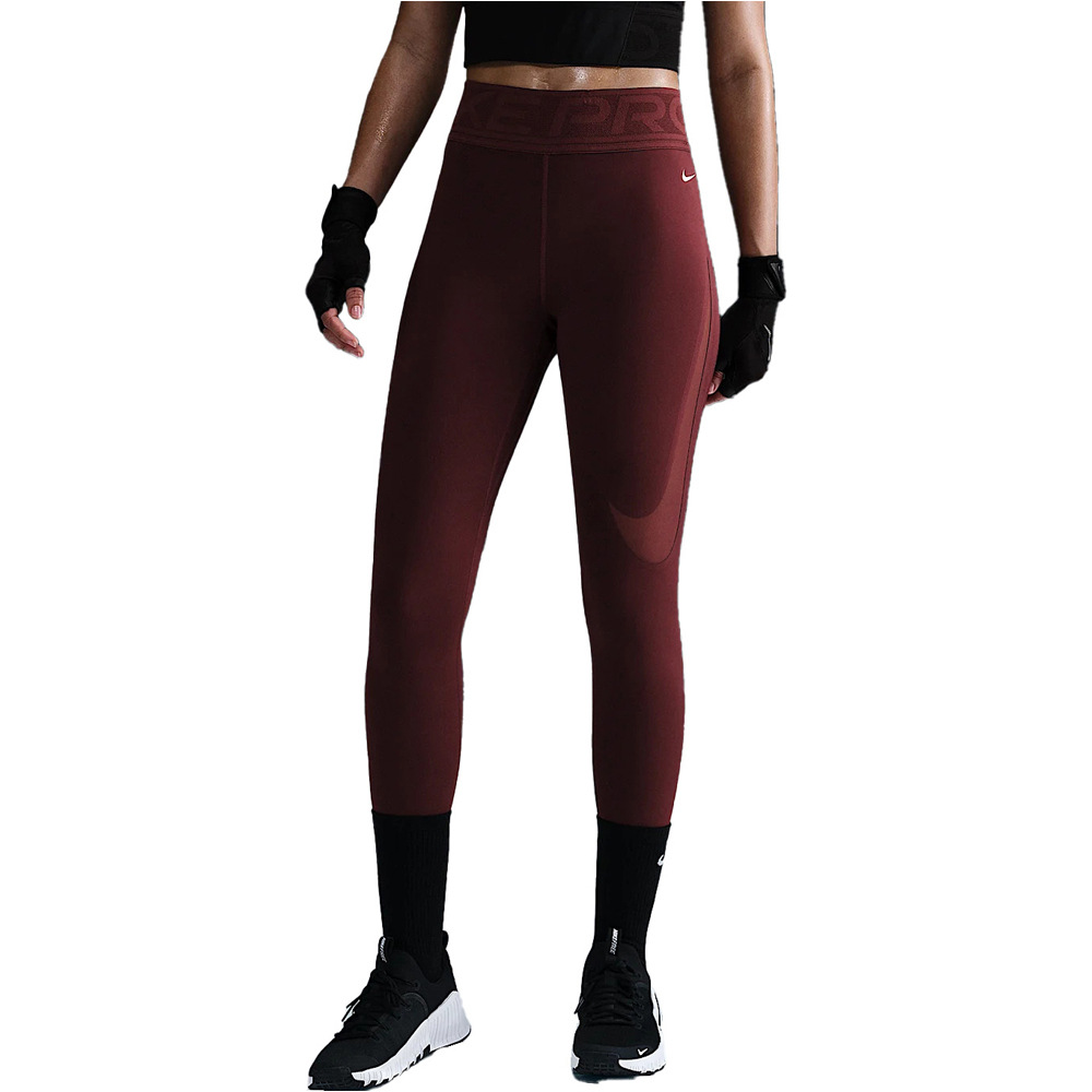 Nike pantalones y mallas largas fitness mujer W NP SCULPT DF HR TIGHT GG vista frontal
