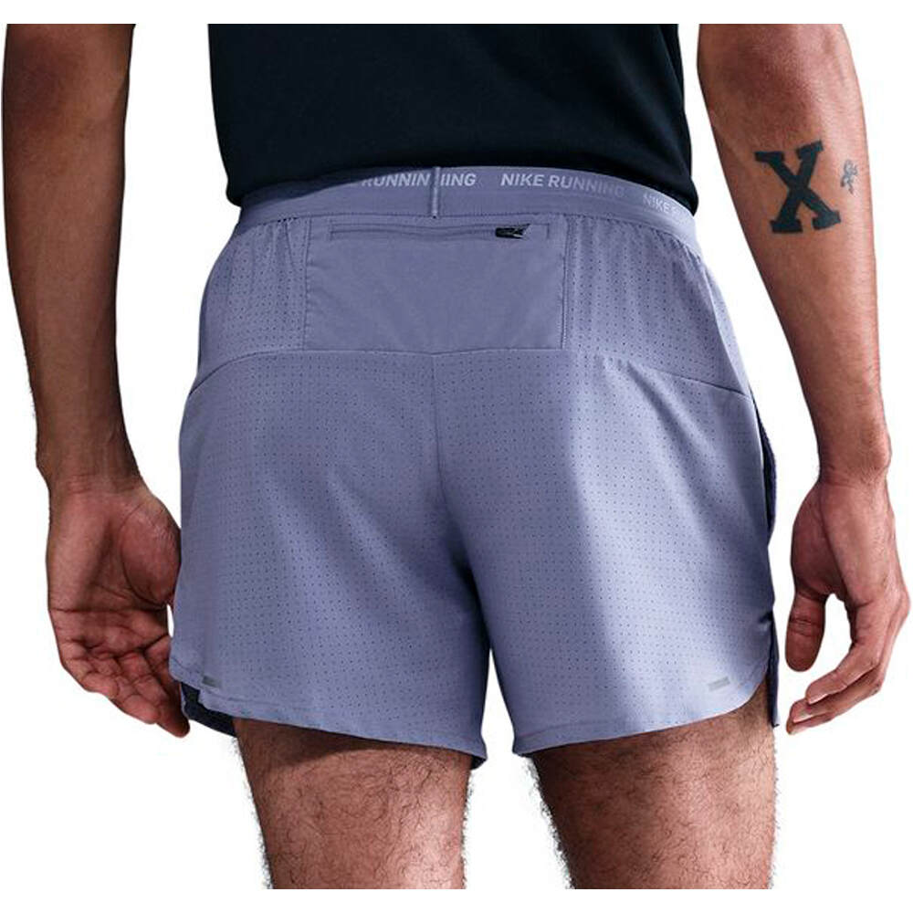 Nike pantaloneta técnica hombre M NK DF STRIDE 5BF PRFRTD SHRT vista trasera