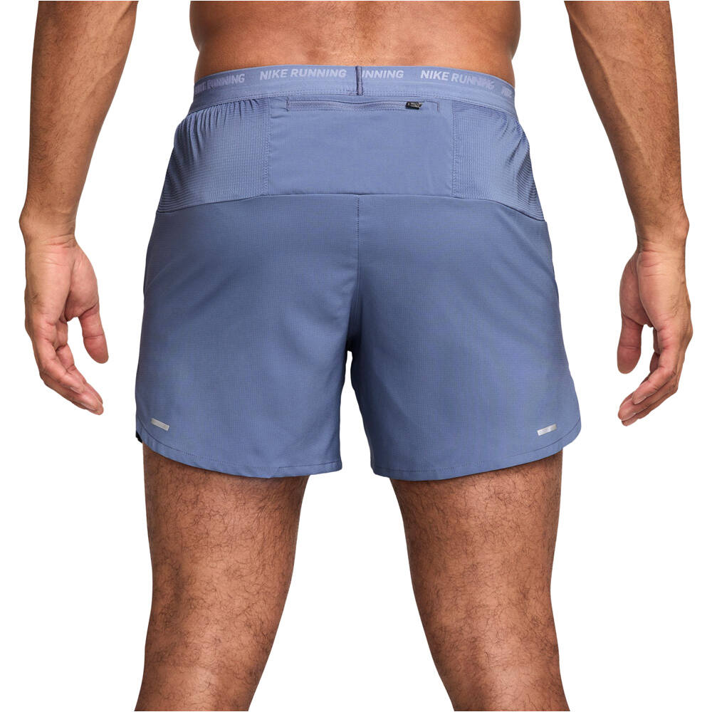 Nike pantaloneta técnica hombre M NK DF STRIDE 5IN BF SHRT vista trasera