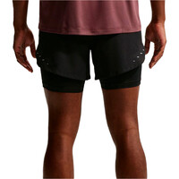 Nike pantaloneta técnica hombre M NK DF STRIDE 5IN HYBRID SHRT vista trasera