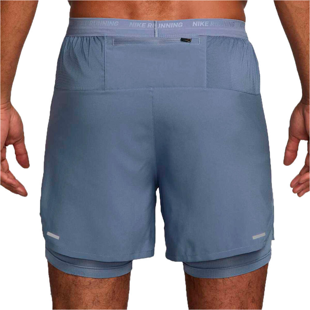 Nike pantaloneta técnica hombre M NK DF STRIDE 5IN SHRT HYBRID vista trasera