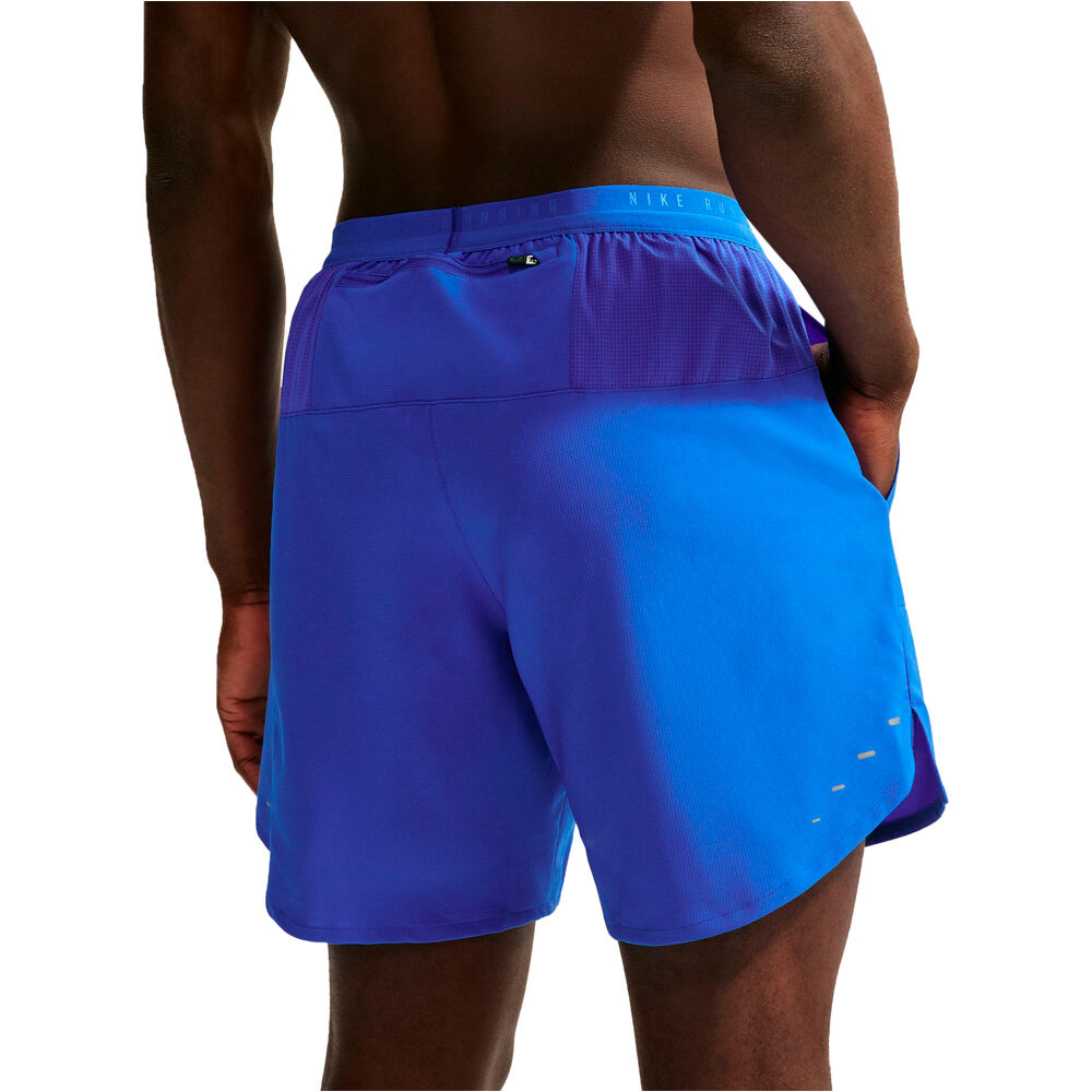 Nike pantaloneta técnica hombre M NK DF STRIDE 7IN BF SHORT vista trasera