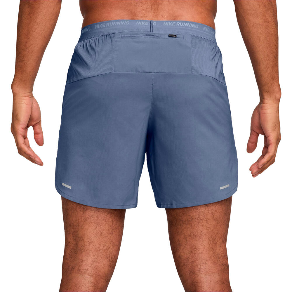 Nike pantaloneta técnica hombre M NK DF STRIDE 7IN BF SHRT vista trasera