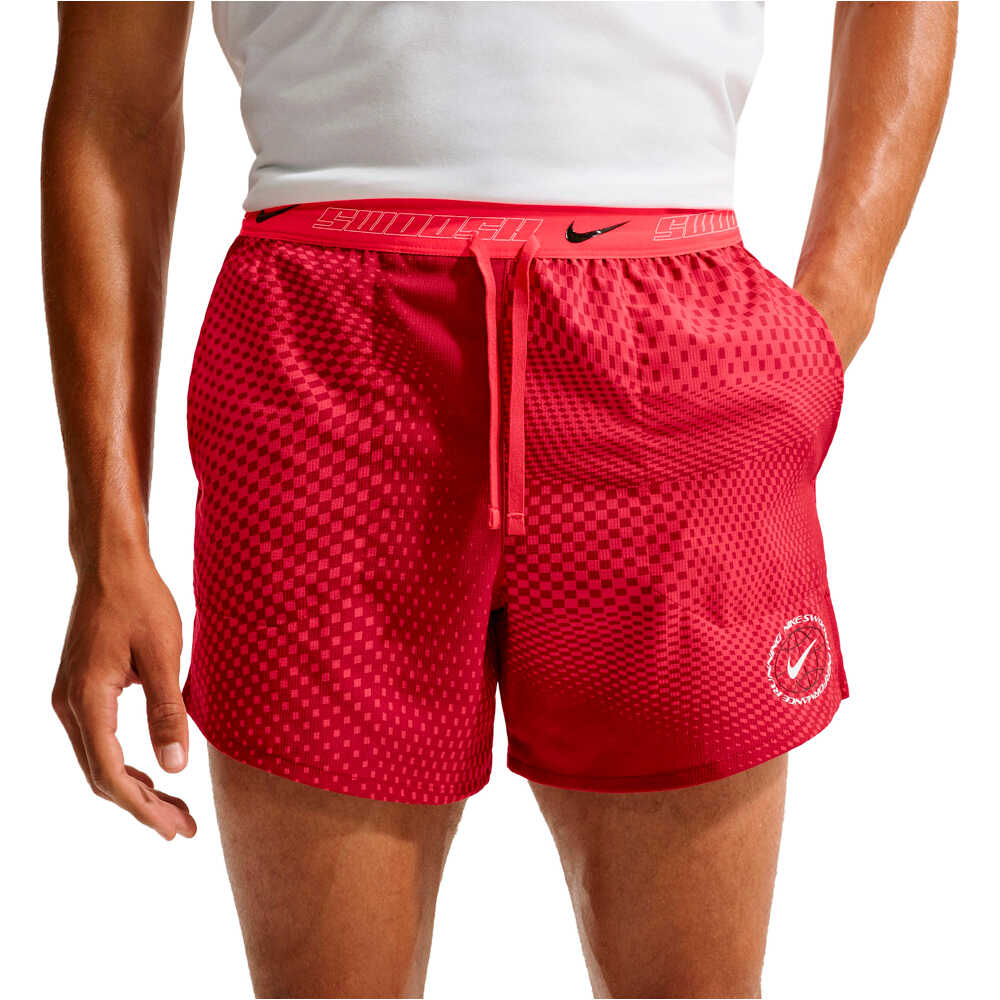 Nike pantaloneta técnica hombre M NK DF STRIDE UNSTP 5BF SHORT vista frontal