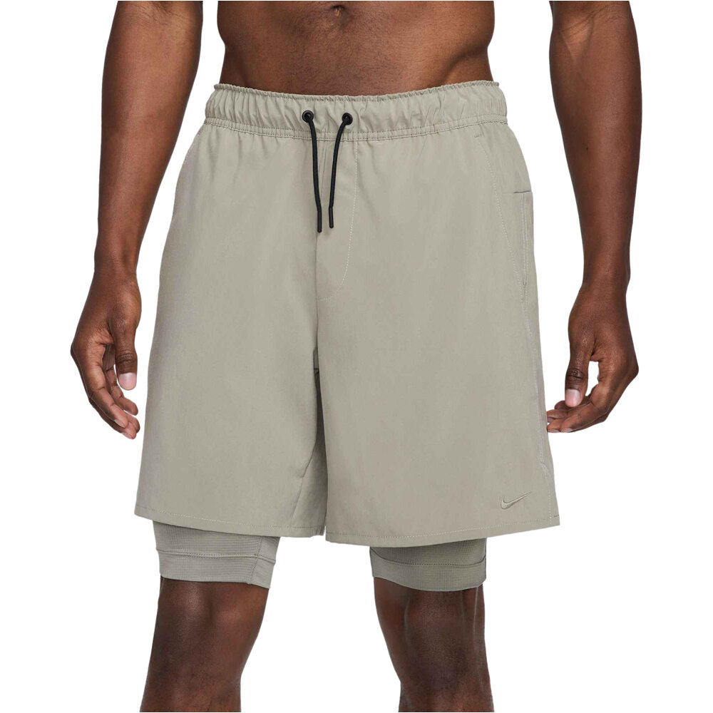 Nike pantaloneta técnica hombre M NK DF UNLIMITED WVN 7IN 2IN1 vista frontal