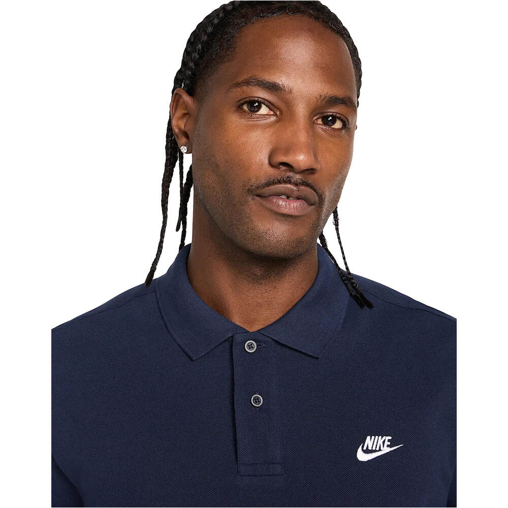 Nike polo manga corta hombre M NK CLUB SS POLO PIQUE vista detalle