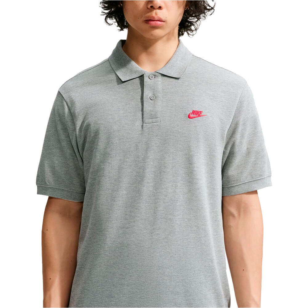 Nike polo manga corta hombre M NK CLUB SS POLO PIQUE vista detalle