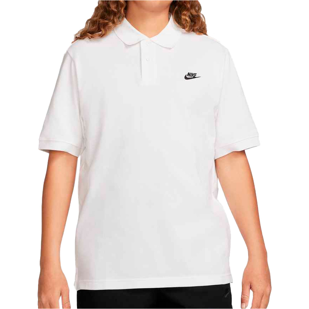 Nike polo manga corta hombre Nike Club Polo Pique vista frontal
