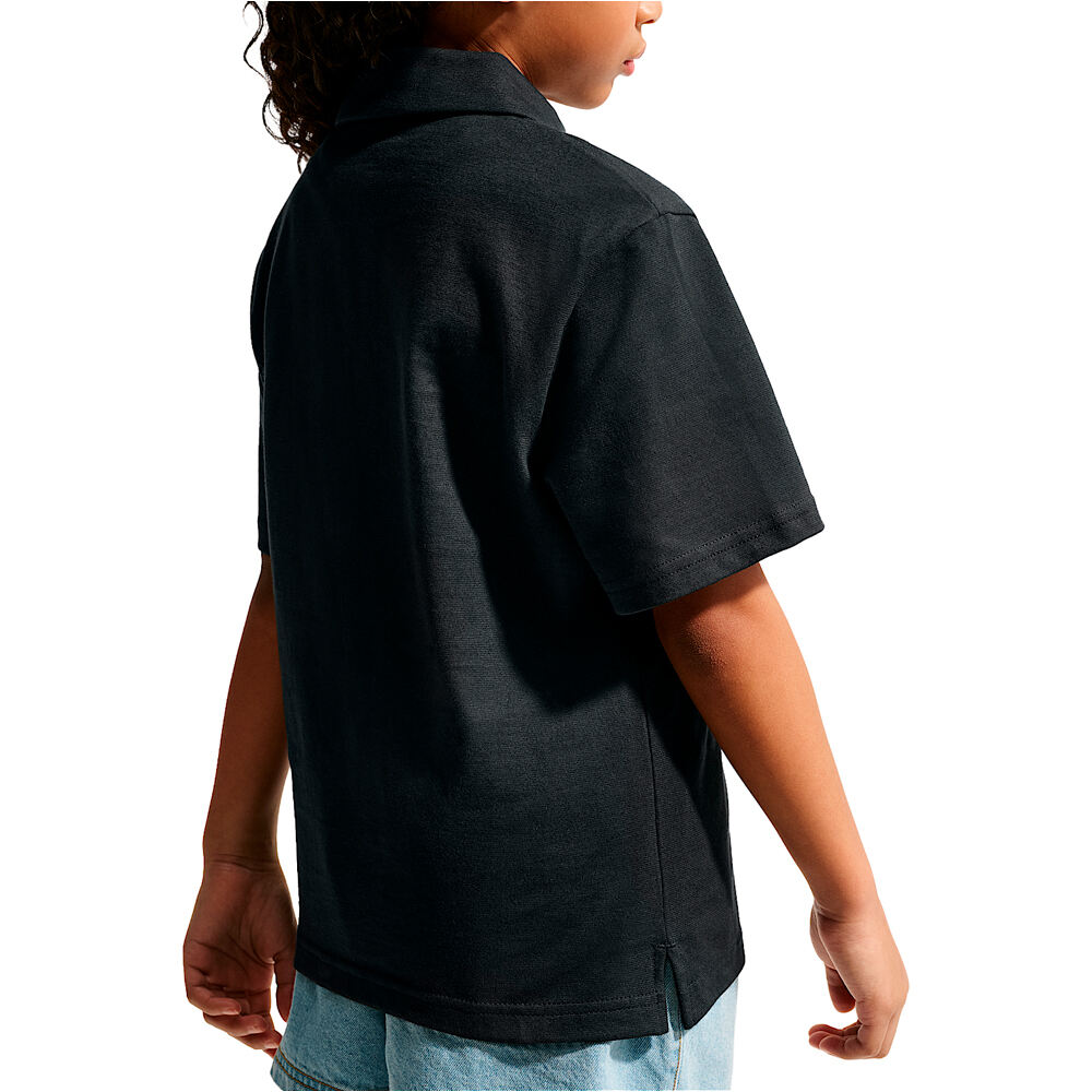 Nike polo manga corta niño K NSW CLUB KNIT SS POLO LBR vista trasera