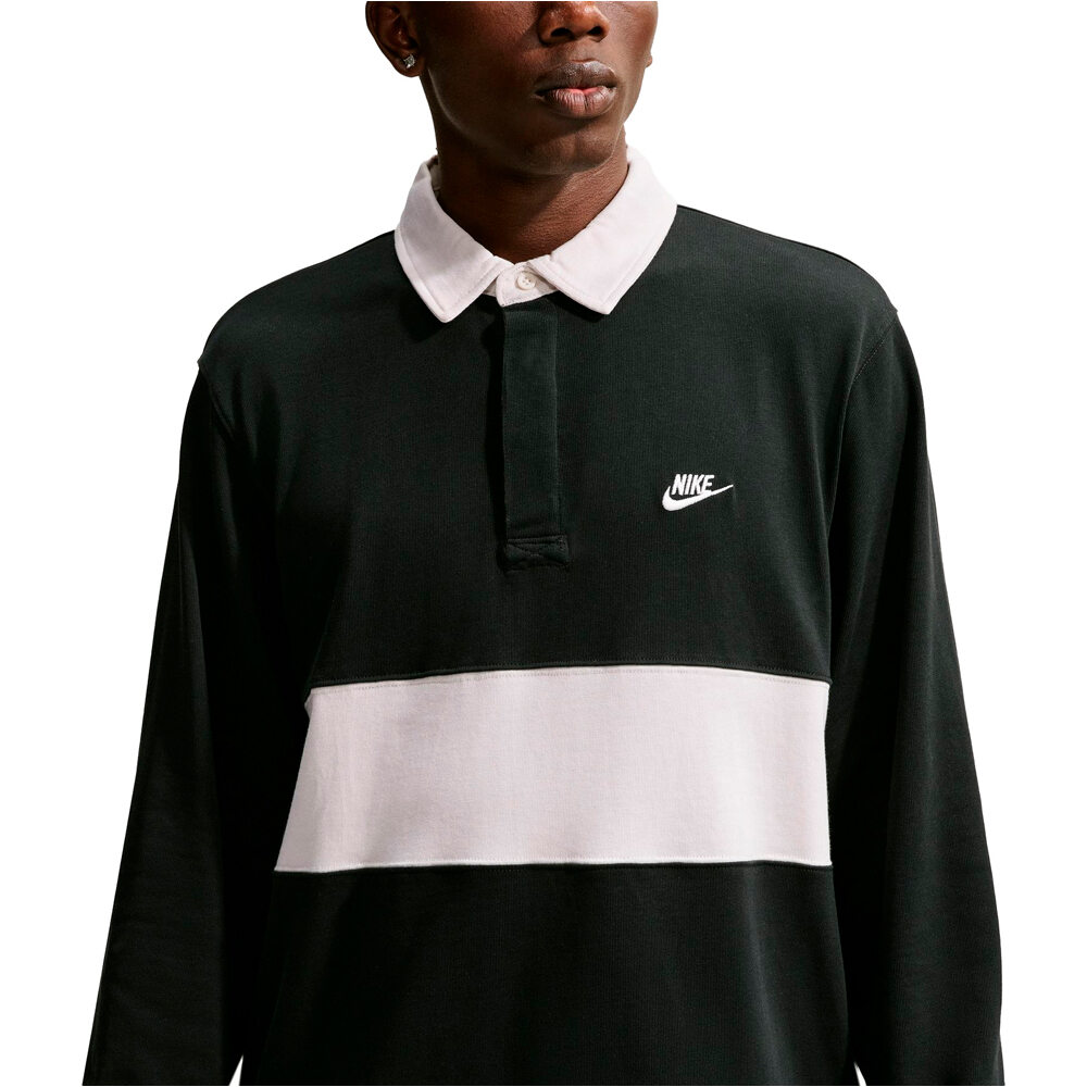 Nike polo manga larga hombre M NK CLUB LS  RUGBY TOP vista detalle