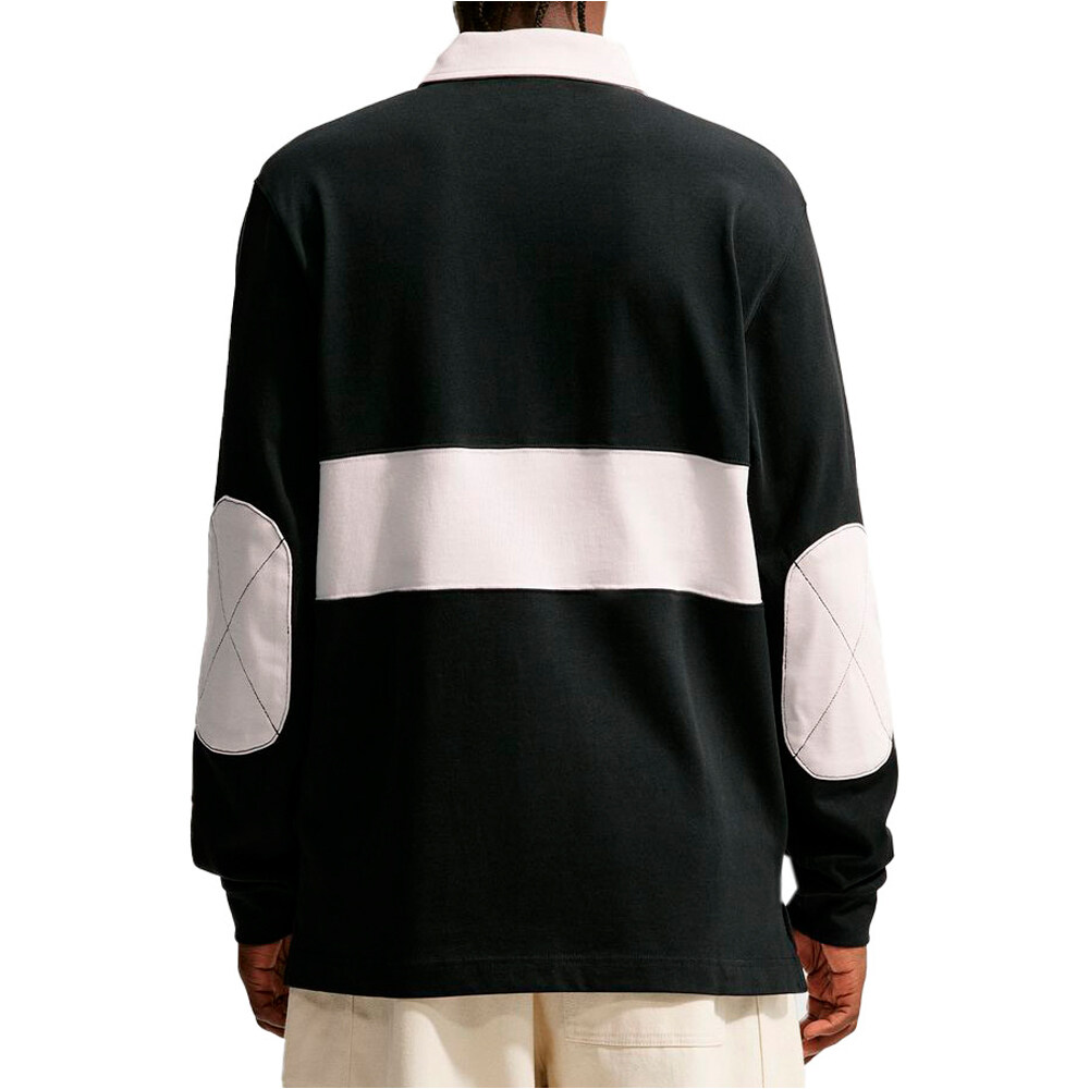 Nike polo manga larga hombre M NK CLUB LS  RUGBY TOP vista trasera