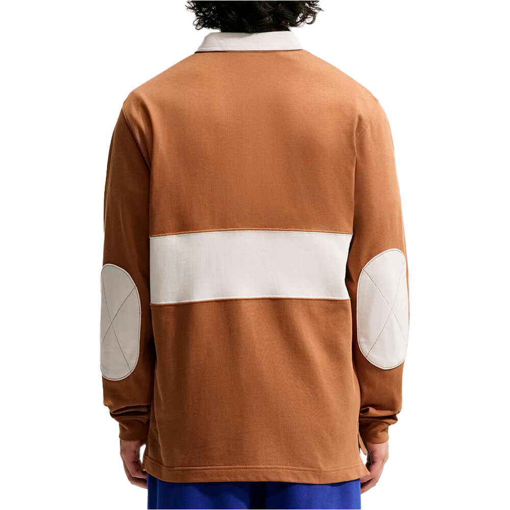 Nike polo manga larga hombre M NK CLUB LS  RUGBY TOP vista trasera