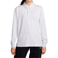 Nike polo manga larga mujer W NSW ESSNTL OS LS POLO vista frontal