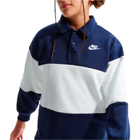 Nike polo manga larga niño K NSW CLUB RUBGY FT LBR vista detalle