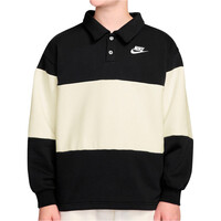 Nike polo manga larga niño K NSW CLUB RUBGY FT LBR vista frontal