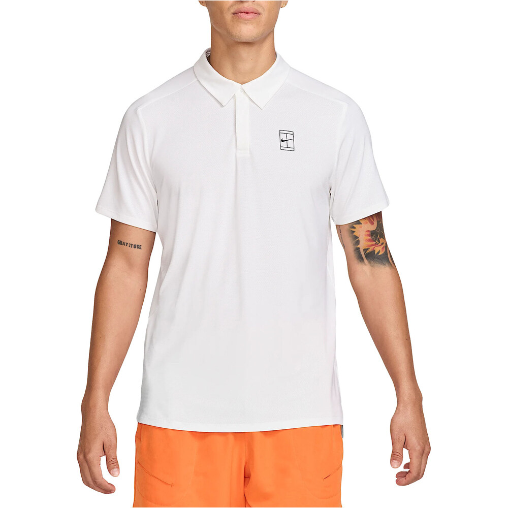 Nike polo tenis manga corta hombre M NKCT DF ADVTG POLO vista frontal