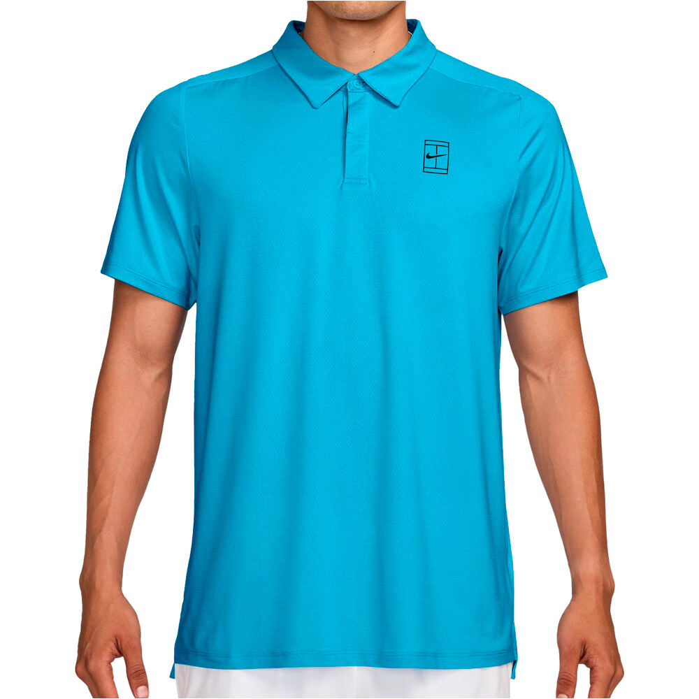 Nike polo tenis manga corta hombre M NKCT DF ADVTG POLO vista frontal